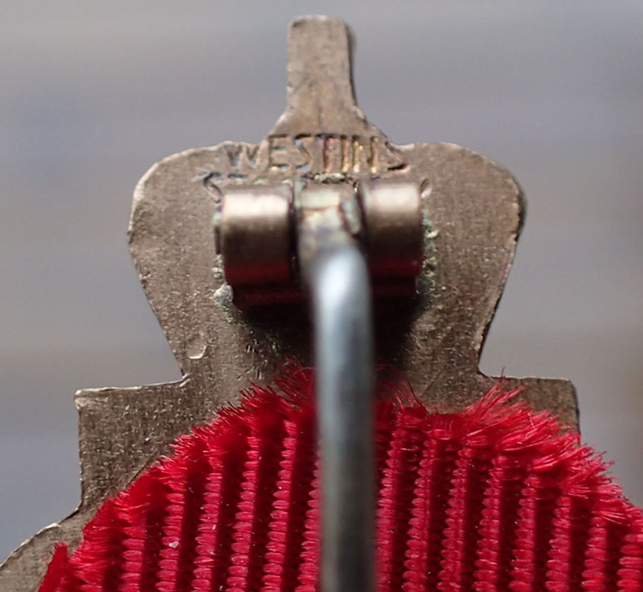 Det militære skarpskyttermerke i bronse. (Sverige 1943-1945). - Bilde 4