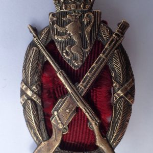 Det militære skarpskyttermerke i bronse. (London 1942-1945).