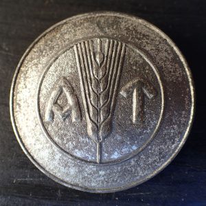 Kvinnelig AT Fylkingsfører halsbrosje.