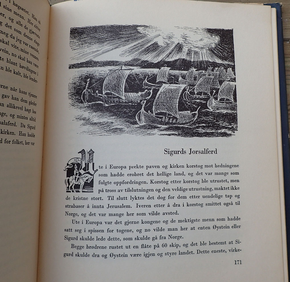 KRISTEN LINDØE. Sagaen forteller. 1942. (Fra Ministerpresidenten). - Bilde 8