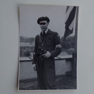 URK (Ut-rykkings-kommando av militær politiet) hjemmefronten sjeldent portrett fotografi.