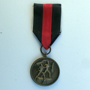 1. oktober 1938 erindringsmedaljen.