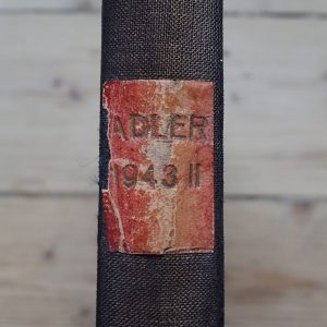 Innbundet 12 blader av «Der Adler 1943 II».