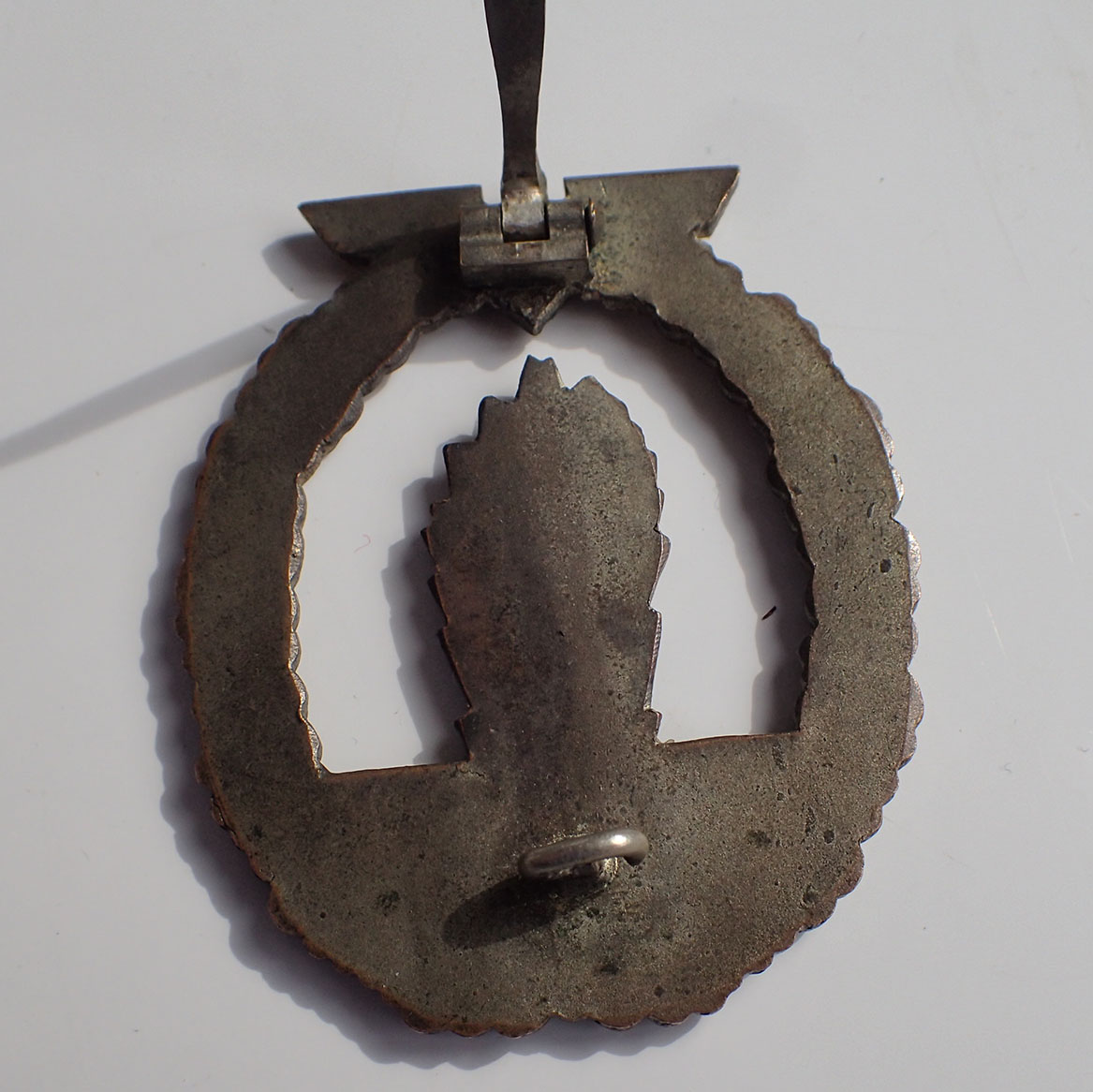 Kriegsmarine Minesøkermerke. (Tidlig Buntmetal). - Bilde 7