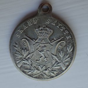 SKARP-SKYTTE ferdighetsmerke. 1886-1910.