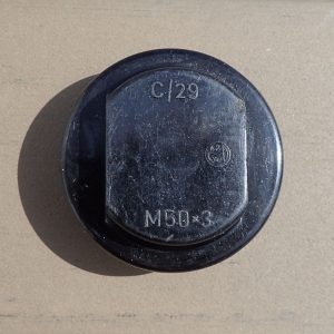 10,5 cm. SK C/32  M50x3 transportlokk til granaten. (1943).