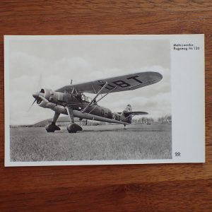 Mehrzweckeflugzeug Heinkel Hs 126 Luftwaffe postkort.