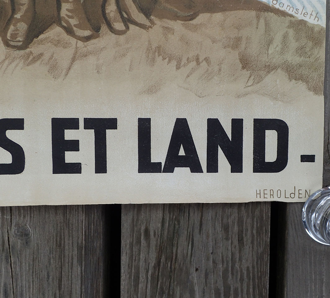 NS PLAKAT. VI VIL OSS ETT LAND. (1941). - Bilde 6