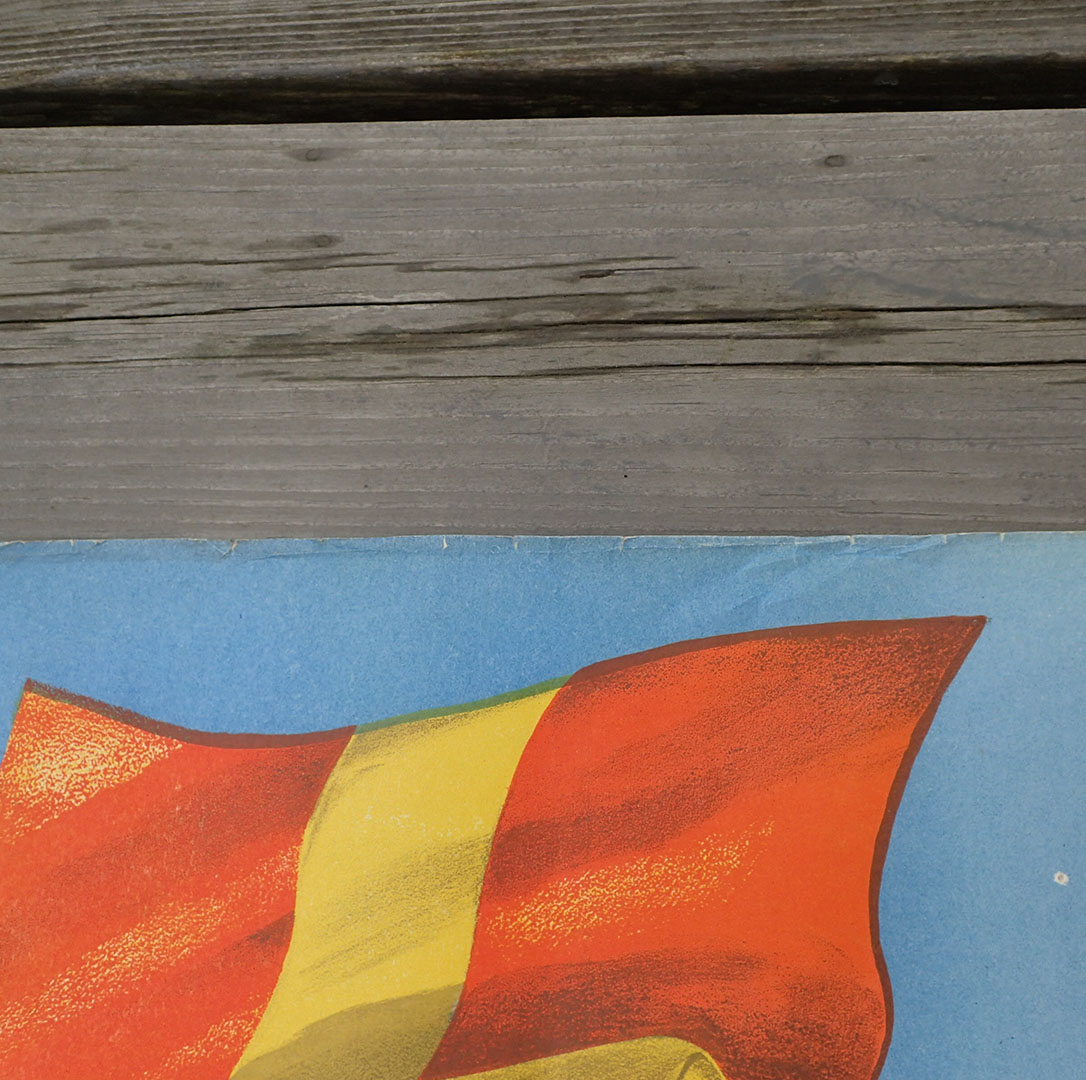 NS PLAKAT. VI VIL OSS ETT LAND. (1941). - Bilde 3