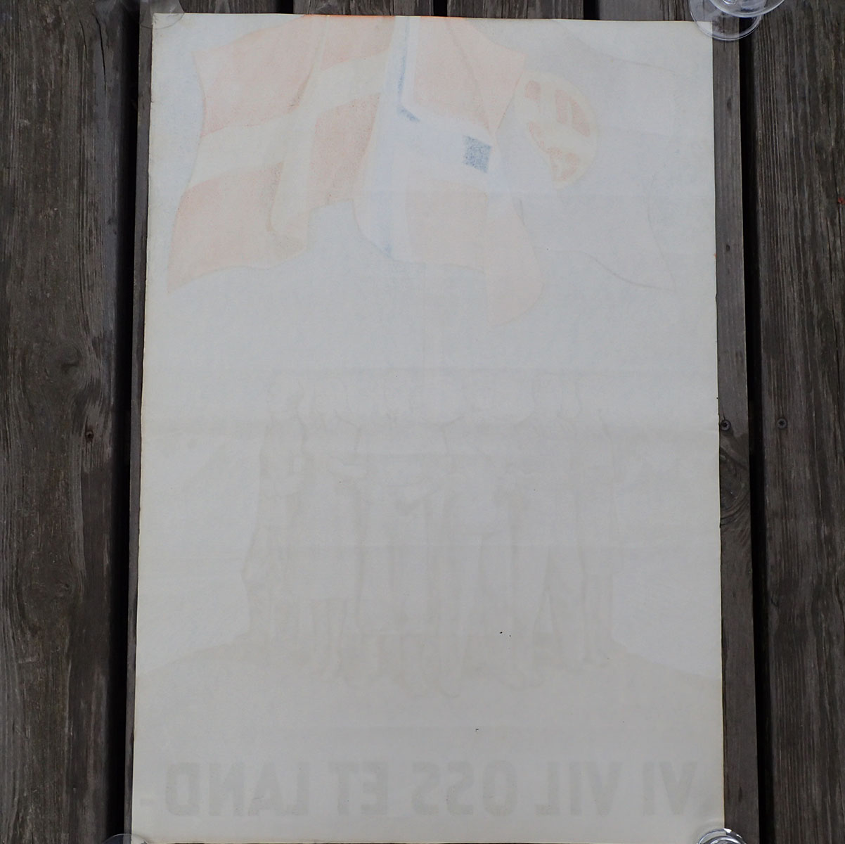 NS PLAKAT. VI VIL OSS ETT LAND. (1941). - Bilde 8