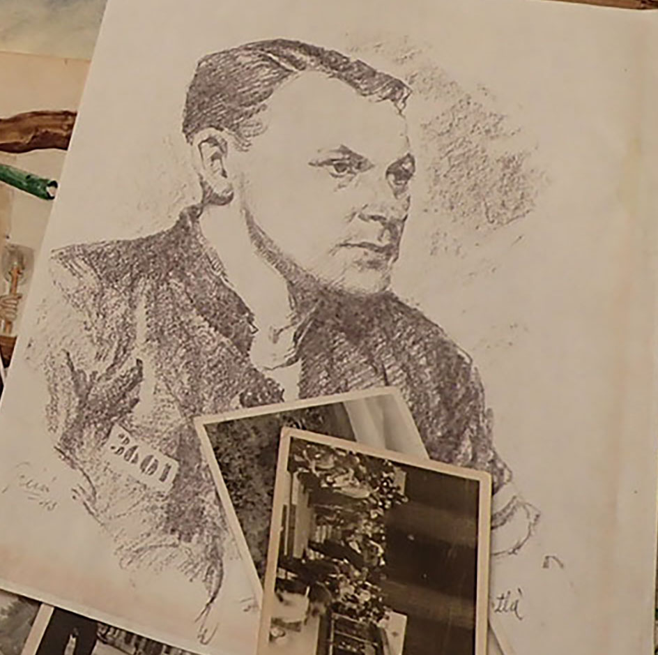 UNIK fange-samling tilhørende Paul Inge Østigård. - Kjempet mot tyskerne april 1940, illegale våpen, Grini - klarte nesten å rømme, Fornebu fangeleir så hjemmefronten. - Bilde 10