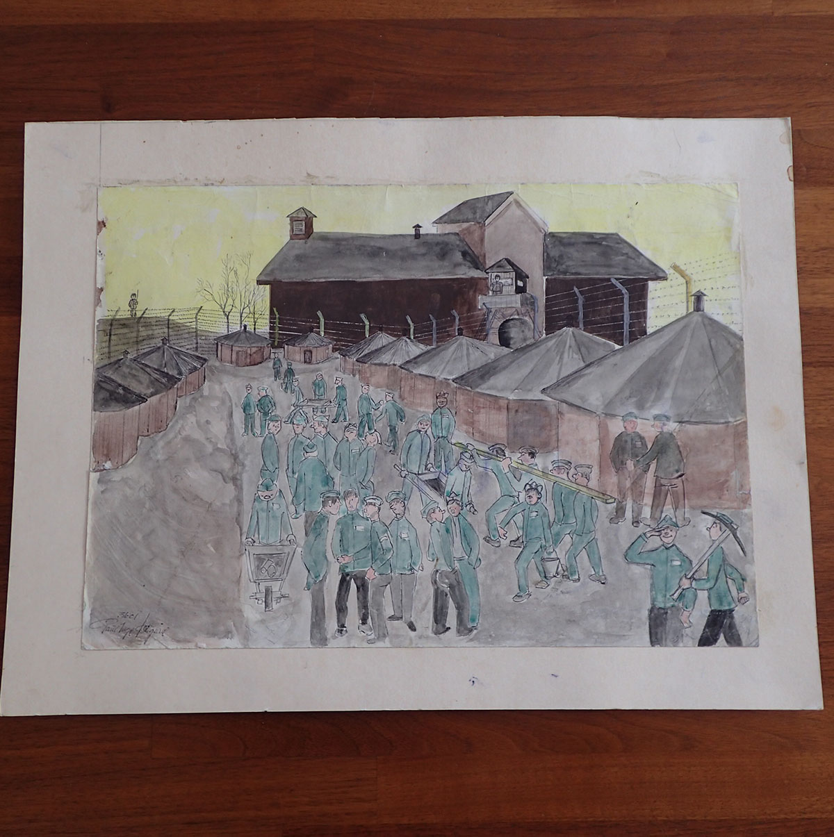 UNIK fange-samling tilhørende Paul Inge Østigård. - Kjempet mot tyskerne april 1940, illegale våpen, Grini - klarte nesten å rømme, Fornebu fangeleir så hjemmefronten. - Bilde 18