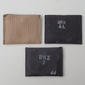 3 tyske støvbriller i etui. (1944).