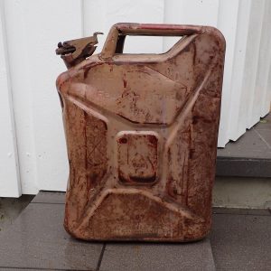 Kraftstoff 20 l. 1943. Wehrmacht. (Original Einheitzfarbe).
