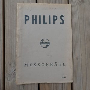 PHILIPS MESSGERÄTE katalog fra 1940.