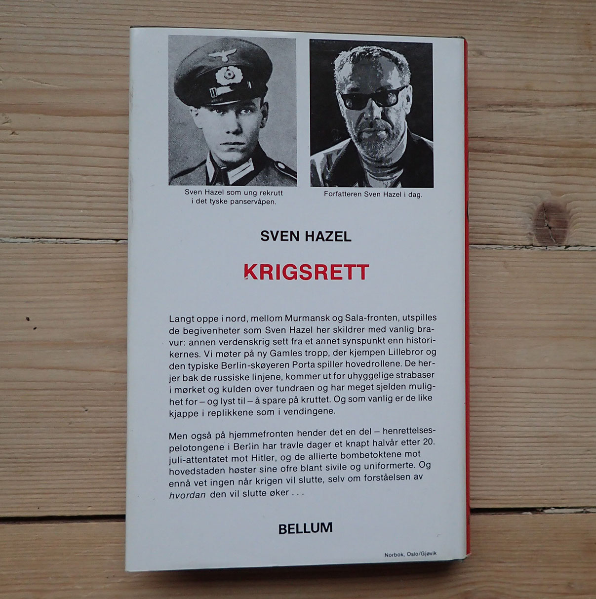 SVEN HASSEL. Krigsrett. (1. opplag 1978). - Bilde 2