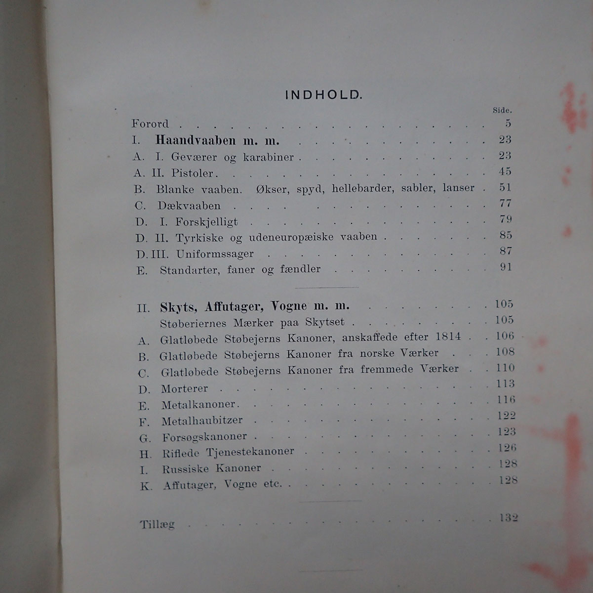 KATALOG OVER ARTILLERI-MUSEET PAA AKERSHUS. (1904). - Bilde 4