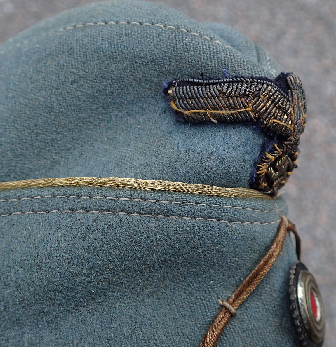 Kystartilleri offiser båtlue. (Brukt ved minerydding i Oslo i 1945). - Bilde 5