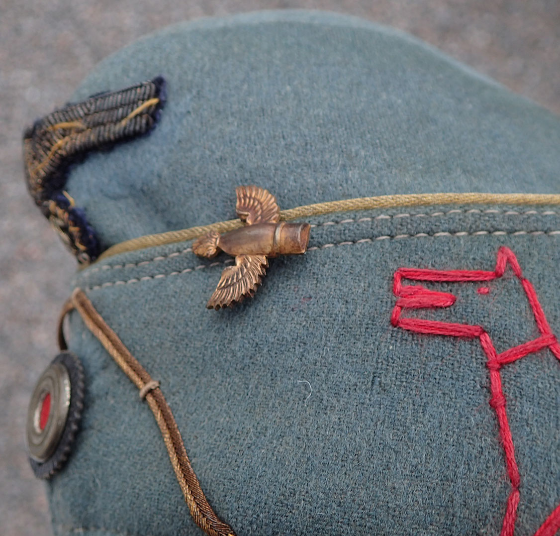 Kystartilleri offiser båtlue. (Brukt ved minerydding i Oslo i 1945). - Bilde 10