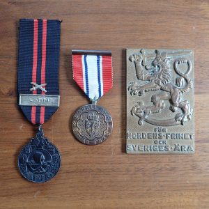 Liten lot tilhørende en nordmann som kjempet i vinterkrigen 1939/40.