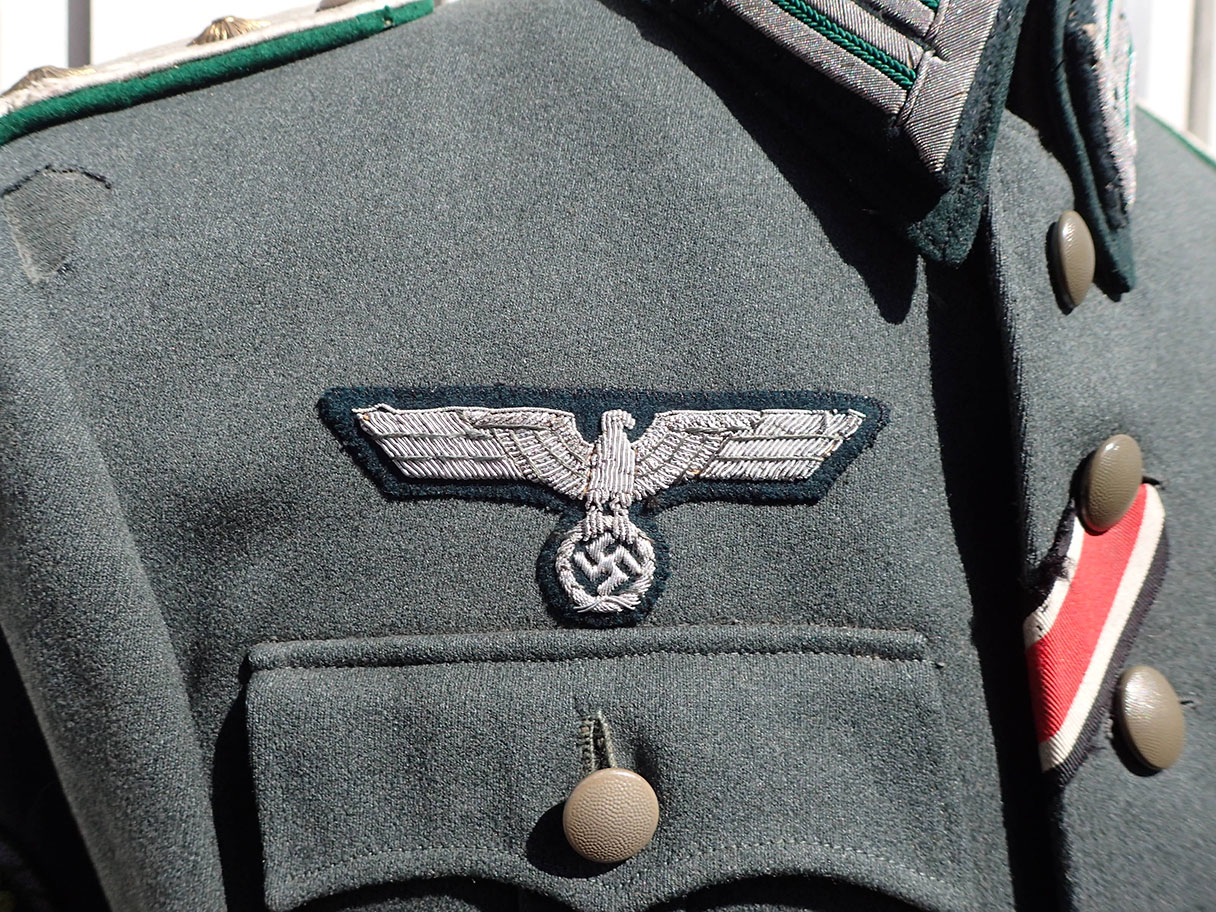 Wehrmacht Jäger Hauptmann uniformsjakke. (Lt. d. R. Heiden. II. 1939). - Bilde 13
