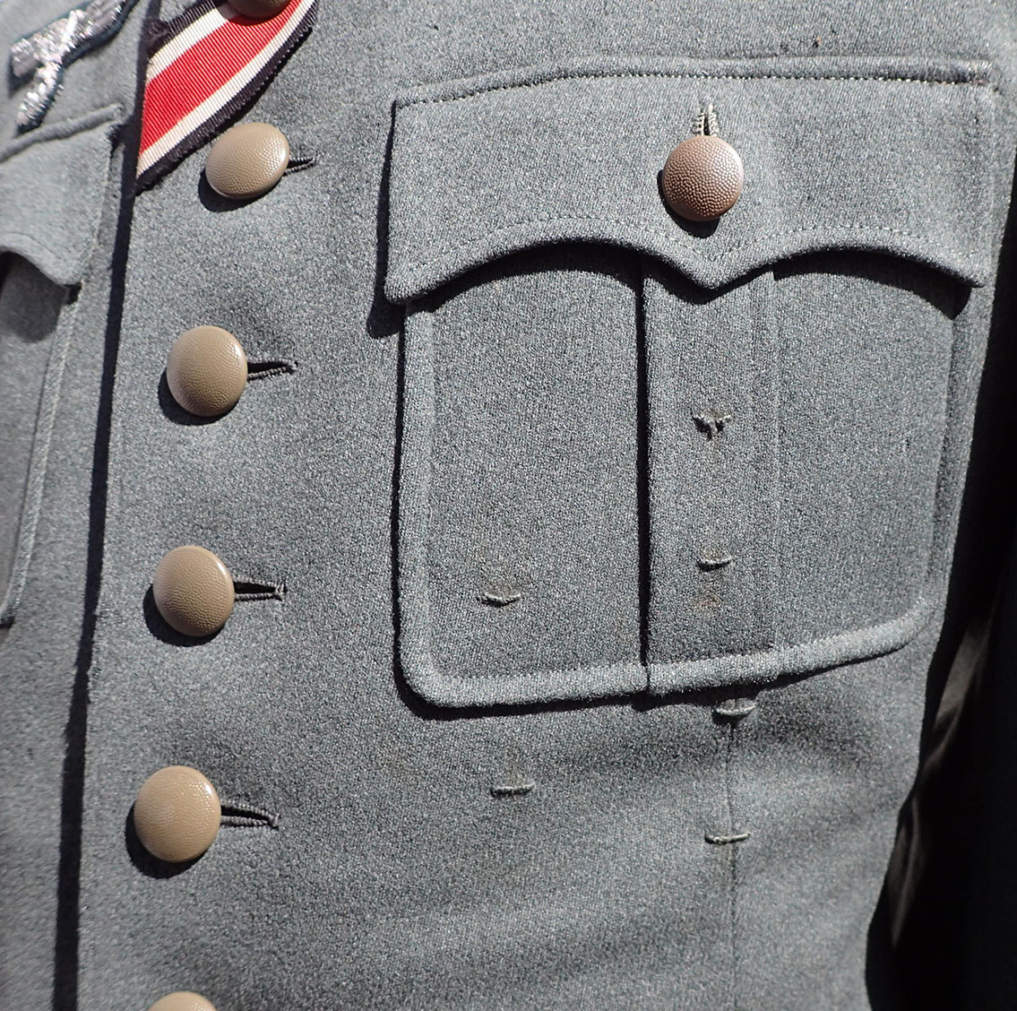 Wehrmacht Jäger Hauptmann uniformsjakke. (Lt. d. R. Heiden. II. 1939). - Bilde 19