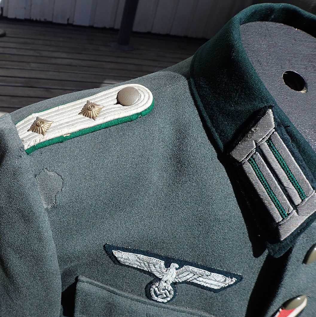 Wehrmacht Jäger Hauptmann uniformsjakke. (Lt. d. R. Heiden. II. 1939). - Bilde 14