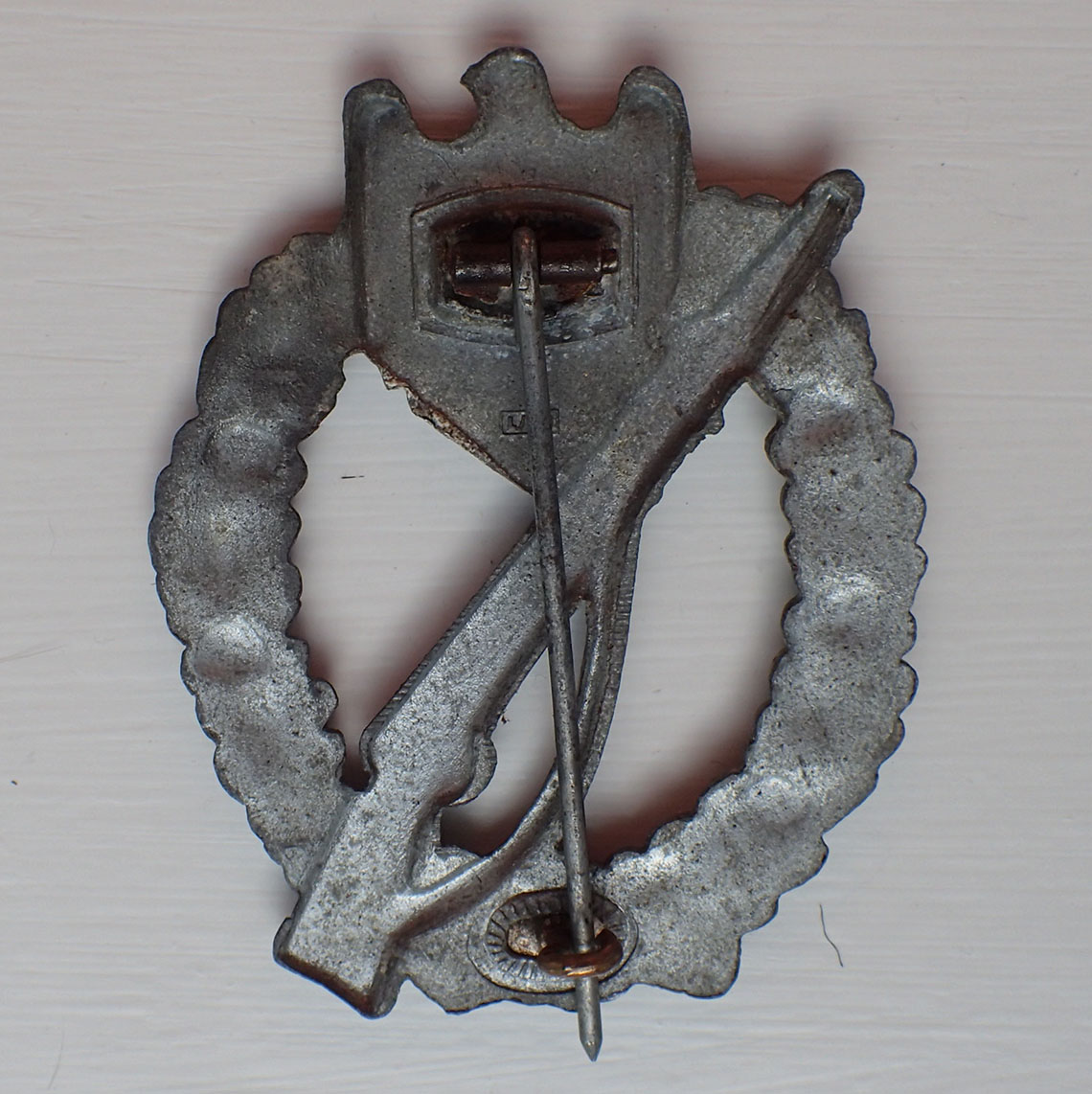 Infanterimerke i sølv. L/53. (Hymmen & Co. Lüdenscheid). - Bilde 3