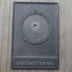 HIRDSTAFETTEN 1943 plakett.