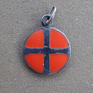 NS medlems smykke. (Tatt i Gudbrandsdalen etter frigjøringen).