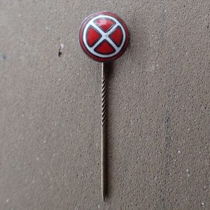 Danmarks Nationalsocialistiske Ungdom (NSU) medlemsnål.